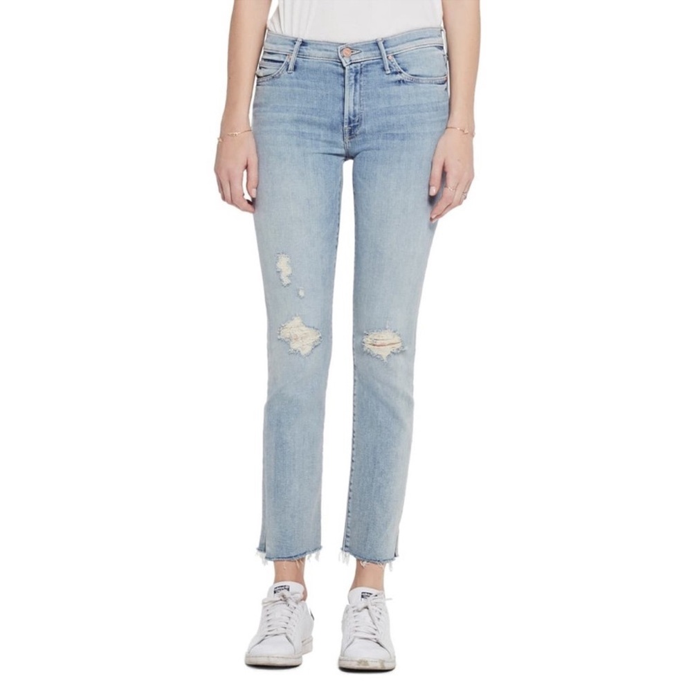 MOTHER The Rascal Ankle Snippet Jeans - Size 28